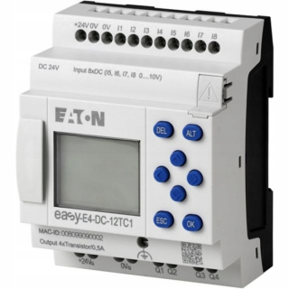 Regulátor - Easy-E4-DC-12TC1 24V DC Programovateľné relé