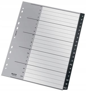 Rozdiel A-Z Index k spojive A4 Leitz