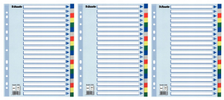 Rozpery pre A4/20 Esselte PP X3 Binder