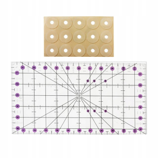 Priehľadné akrylové obdĺžnikové švy 6,5 x 12 palcov