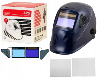 Zváracia maska - Automatická zváračská kukla APS 858E ČIERNA