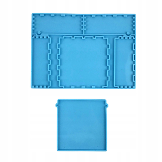 Krabička Živica Modrá Krabička 20,2 cm x 14,7 cm 10,4 cm x 10 cm
