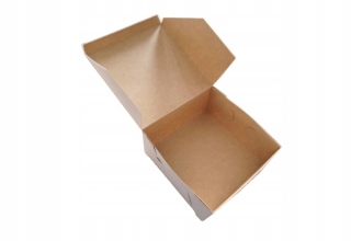 Boxy na jedlo a nápoje - Box pre biele cesto 220x220x100 mm - 100 ks.