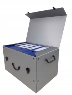 Box pre spojivá 500x320x290 strieborná čierna