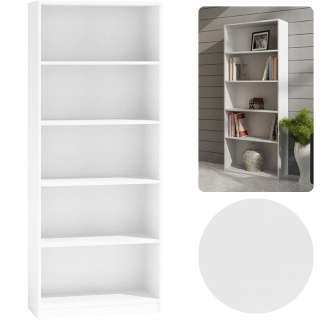 Polica, regál do kancelárie - Kancelárska knižnica 60 cm kabinet Biela R60