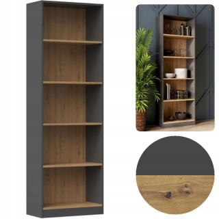 Polica, regál do kancelárie - Resprepresová rescress r60cm antracite remeselník