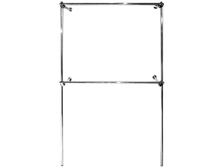 Brožúry na oblečenie 1x2m rúrkový stojan C1