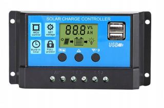Solárny regulátor nabíjania 12V 24V 30A