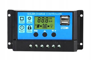 OVLÁDAČ NABÍJANIA LCD SOLÁRNY OVLÁDAČ 12