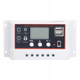 LCD OVLÁDAČ SOLÁRNEHO NABÍJANIA 12V/24V 20A