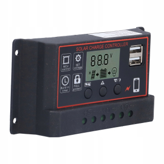Regulátor nabíjania solárneho nabíjania PWM 10A 12/24V