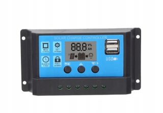 PWM LCD USB regulátor slnečného zaťaženia