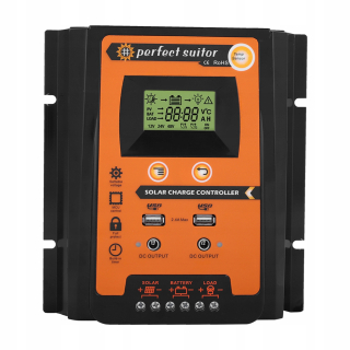 Regulátor slnečného nabíjania 50A 12V24V Controller