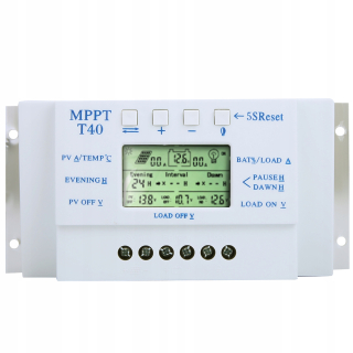 PWM 40A MPPT solárny solárny regulátor