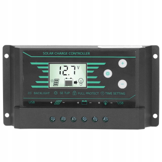 PWM USB 12V/24V 20A Solárny solárny regulátor