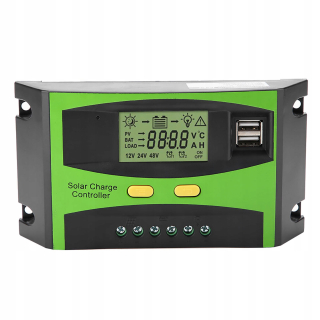 Solárny regulátor PWM 20A 2XUSB 12V 24V