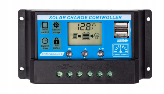 PWM SOL 20A LCD 2XUSB Voltový solárny regulátor