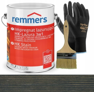 Impregnát na ochranu - REMMERS HK-LASUR WOOD Impregnate antracite 5L