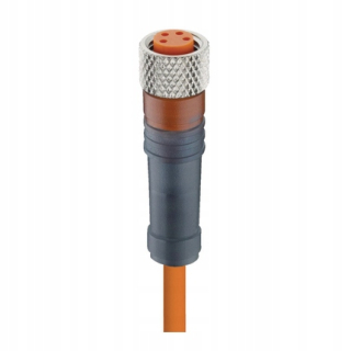 RKMV 4-07/2M M8 4-kolíkový senzorový kábel, PVC, 2M