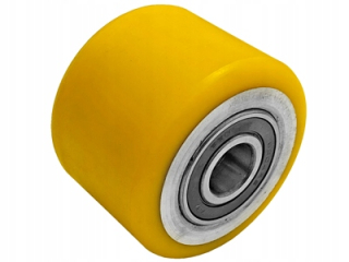 Paletový vozík, paleťák - Kruhový koleso 100 mm kovový gumový vozík -10s