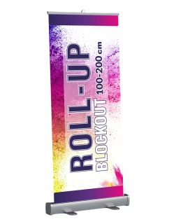 Roll-Up Banner - Cenchers čierna kriedová doska A4 plastový rámec
