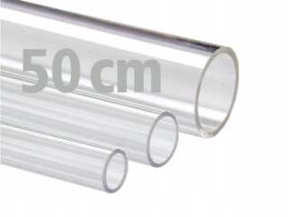Plexi rúrka 120 mm/3 Plexi PMMA bezfarebná 50 cm