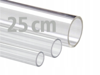 Plexi trubica 250mm/3 plexisklo PMMA bezfarebné 25cm