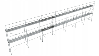 Lešenie - Fasáda fasáda lešenia 135 m2