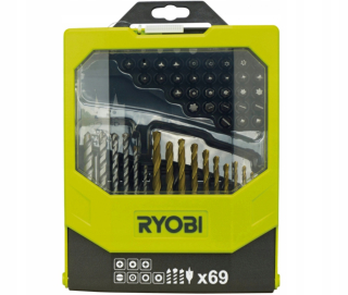 Ryobi Rak69Mix Sada cvičení a bitov 69 ks.