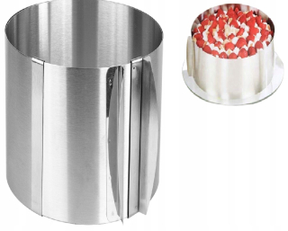 Forma pásy koláča pre 30 cm vysoké 15 cm cesto