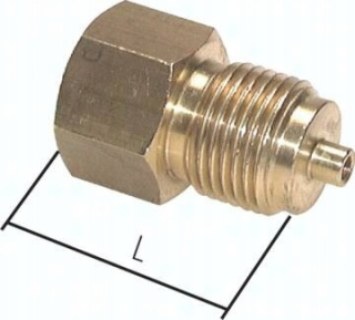 Redukcia na mosadze G1/8 (GZ) -G1/4 (GW), redukcia,