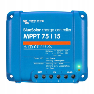 Blue Solar MPPT 75V/15A Regulátor nabíjania