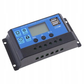 Regulátor nabíjania solárneho panelu 10A 12V