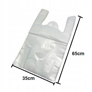 Mikroténové sáčky - HDPE 35x65 jednorazové tašky 15 kg 200 ks.