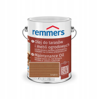 Impregnát na ochranu - Remmers Oil pre terasy a nábytok Bangkirai 5L