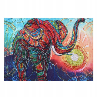 Náhlavné obrázky výšivky kryštálov 30x40 cm