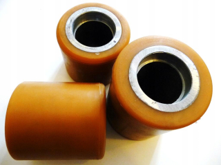 Paletový vozík, paleťák - Gumové väzobné koleso pre 125 mm 100 kg vozíka
