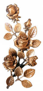 Rose pre Tombstone-Purse-Purse Caggiati 27 cm vľavo