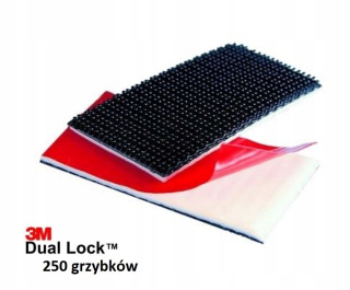 Suchý suchý duálny zámok SJ-3550 3M 15 mm Industrial Black