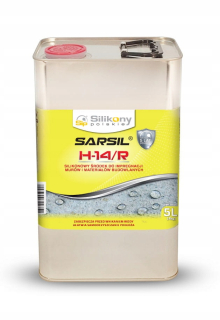 Impregnát na ochranu - Sarsil H-14/r 5L pre tehly, pieskovec, kameň, betón