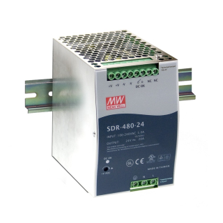 SDR-480-24 DIN Popers 480W 24V 20A