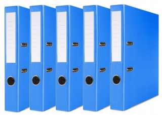 Binder A4/50 Basic-S modré 5 kusov