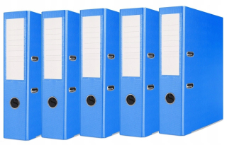 Binder A4/75 Basic-S Blue 5 kusov