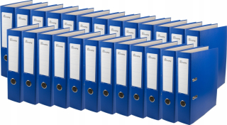 KANCELÁRSKA ZAVAZAČA A4 75mm MODRÝ LIST x 25