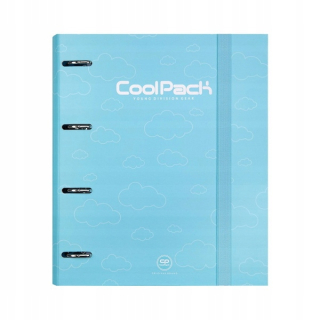 Zakladač s papiermi A4 COOLPACK pastelovo modrý