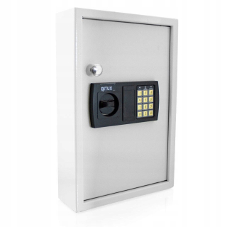 Trezor, sejf - Elektronický trezor pre kľúče so 48 bielymi háčikmi