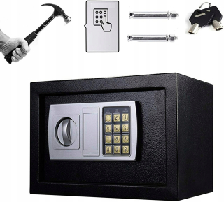 Pokladnica, trezor na peniaze - Elektronický Sej Seja Home Sociafer Veľký Energiser 8L