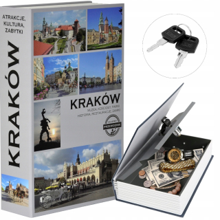 Trezor, sejf - SEJFA Metal Cassette Book Book SKRYTKA SKLADOVÁ HIST!