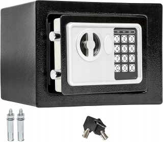Trezor, sejf - BEZPEČNÉ POUZDRO ELEKTRONICKÝ ZÁMOK DIGITÁLNY KÓD 1