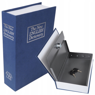 Trezor, sejf - Saffer Book Metal Clacket pre peniaze kľúče